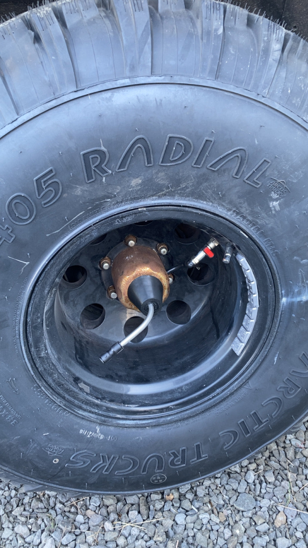 Úrhleypihné á felgumiðjur